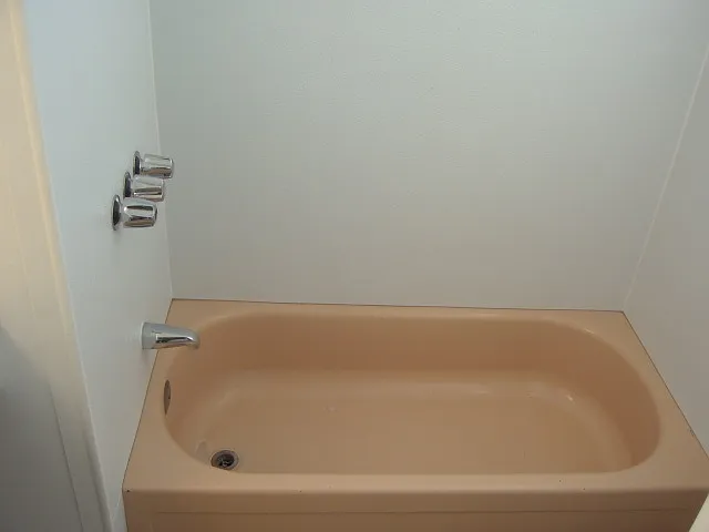 Old but working enamel steel tub