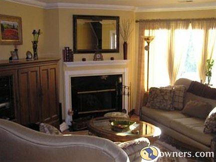 Cozy Living Room w/Fireplace