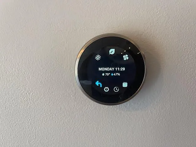 BOSCH central Heating and AC with Nest thermostat for modern convenience.
