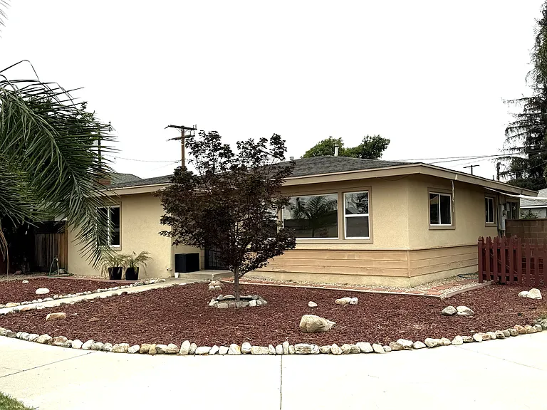Corner view of the house