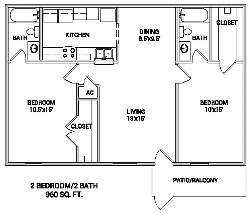 Floor plan 2-2P