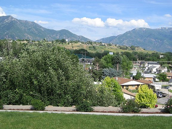 View from covered patio