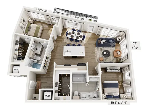 Floor plan B1