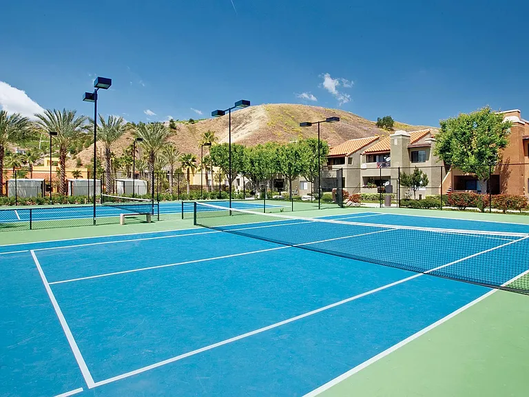 Challenge your friends to a game of tennis on our outdoor courts