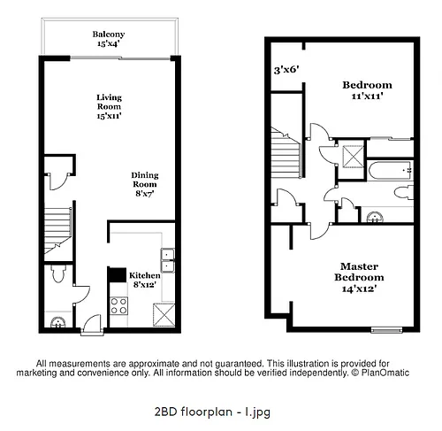 Floor plan 2X15C