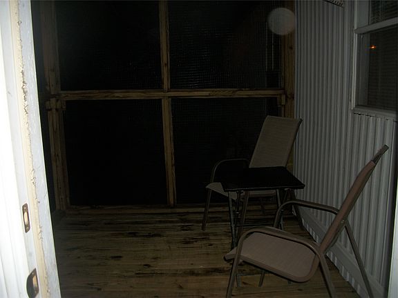 small screened in porch