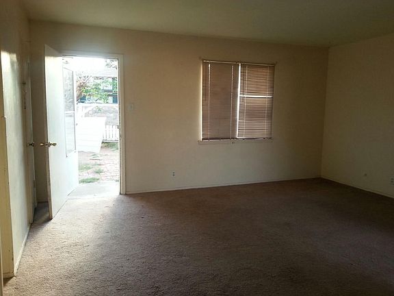 living room, door to backyard