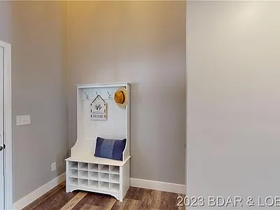 Front entry with space for shoe rack