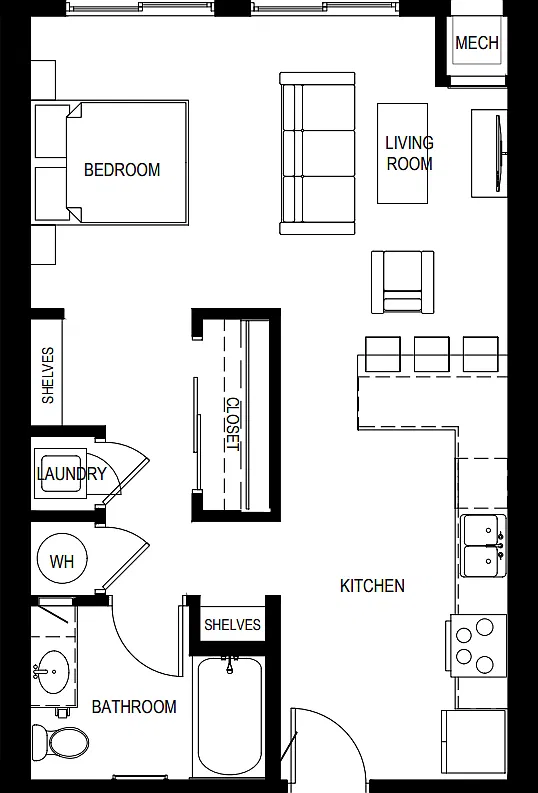 Floor plan Studio