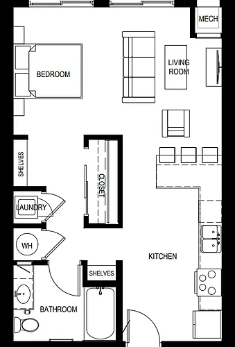 Floor plan Studio