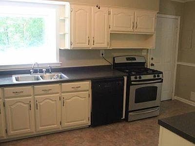 Kitchen with garden window