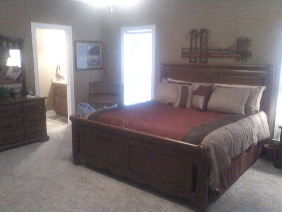 master bedroom and bath