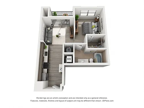 Floor plan Studio