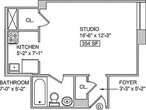 2nd image of 166 2nd Ave APT 3G