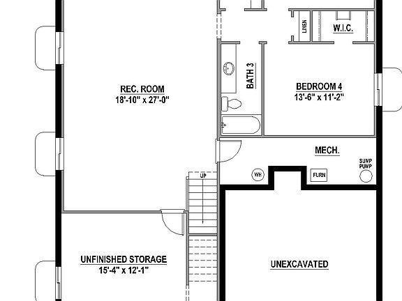 Plan C417 Base Bed