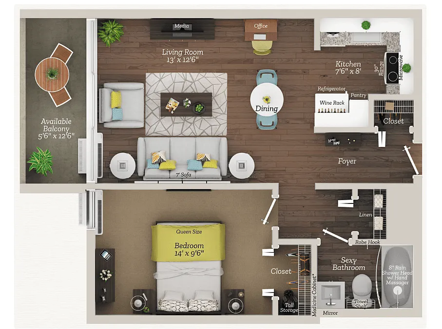 Floor plan A1