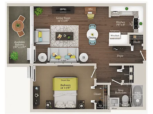 Floor plan A1