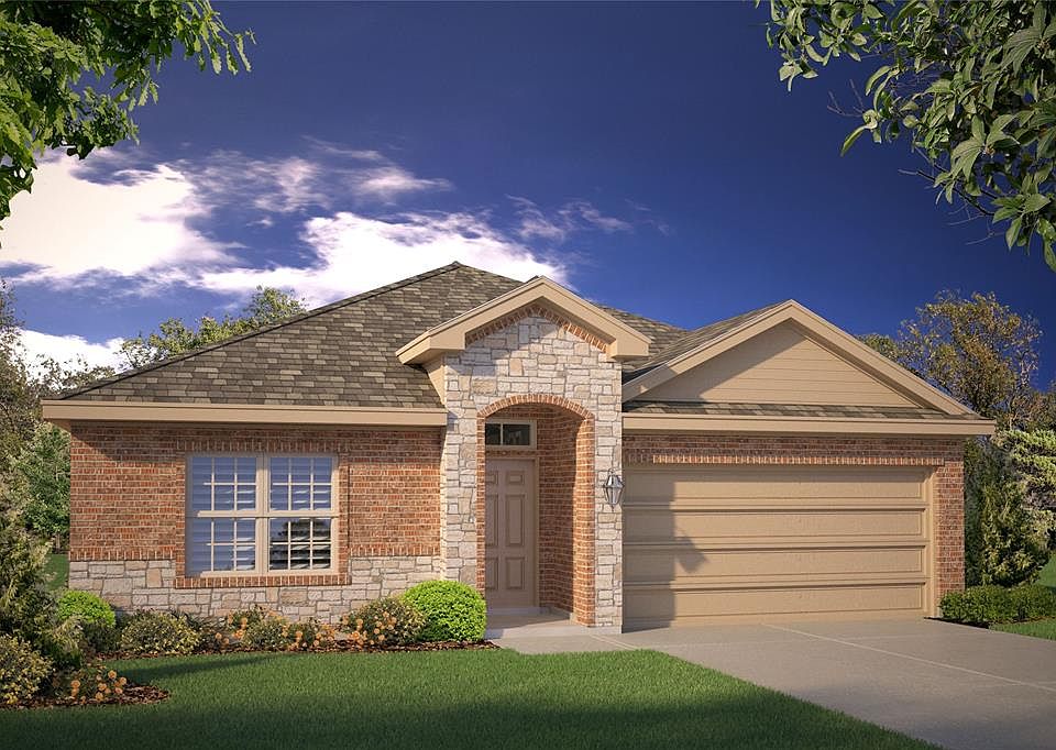 Front Elevation - D.R. Horton''s StarkvilleFloorplan Elevation C - All Home and community information, including pricing, included features, terms, availability and amenities, are subject to change at any time without notice or obligation. All Drawings, pictures, photographs, video, square footages, floor plans, elevations, features, colors and sizes are approximate for illustration purposes only and will vary from the homes as built.