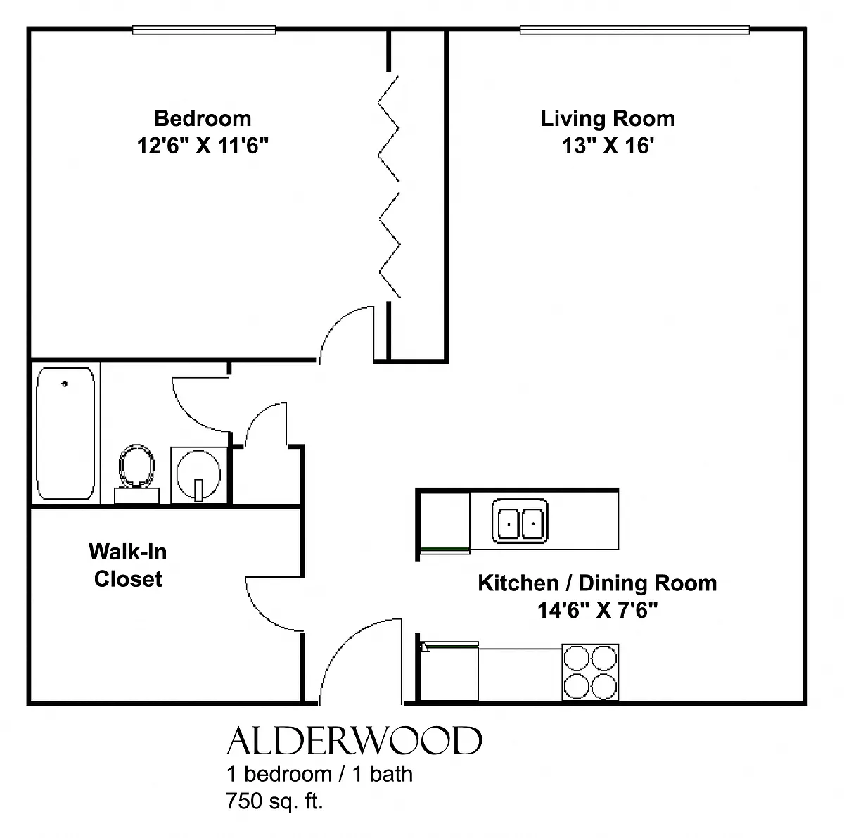 Floor plan Alderwood
