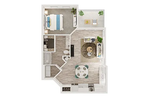Floor plan A1B