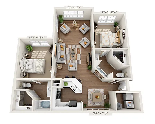 Floor plan Kincora (Enclosed Solarium)