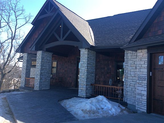 The front entryway sets the tone for this home-dramatic and inviting
