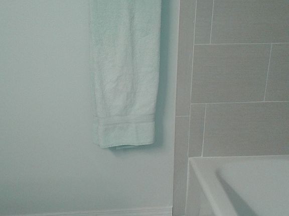 Modern bathroom features!