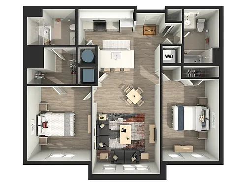 Floor plan The Lewis B1