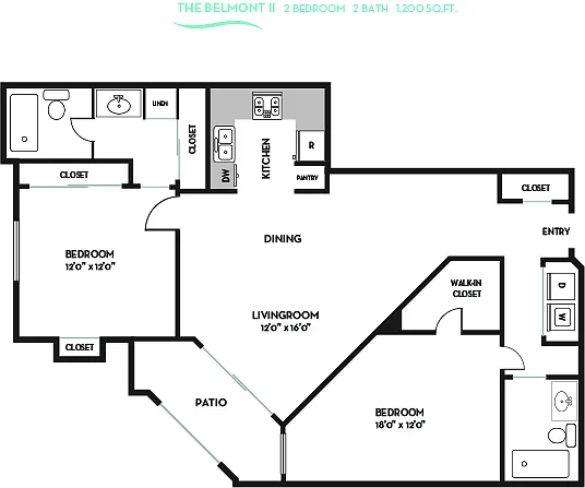 Floor plan Belmont II