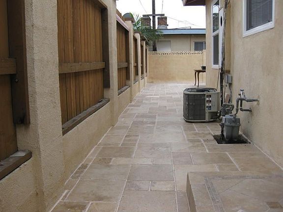 Travertine Stone Patio