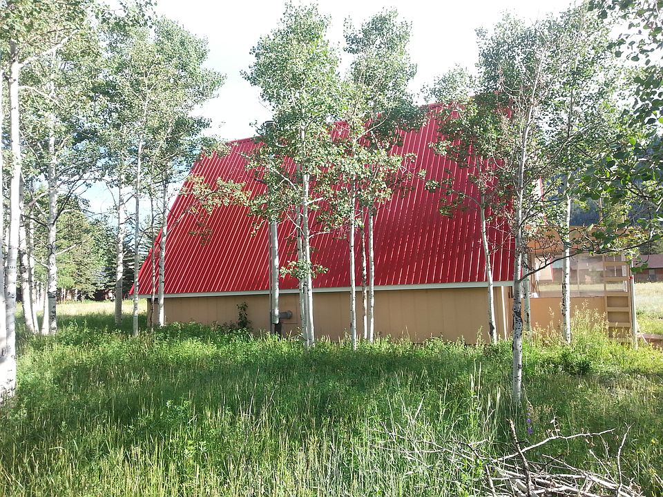 Side  View of A frame Cabin