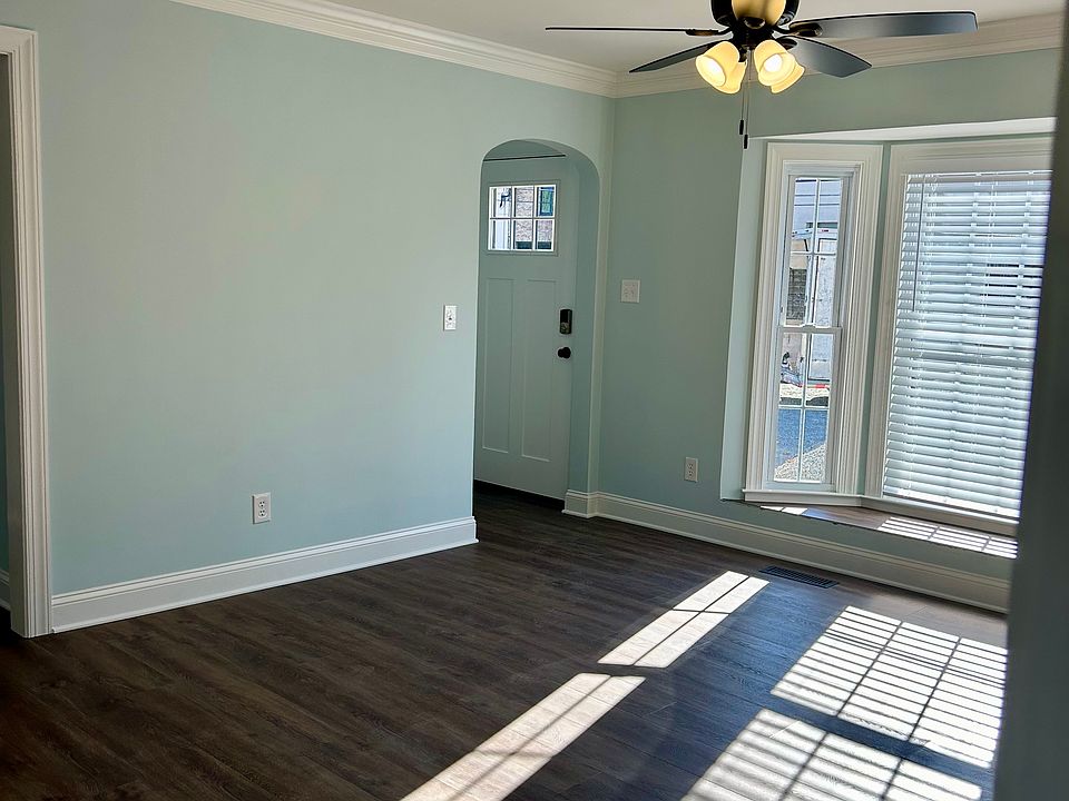 Living room and front door