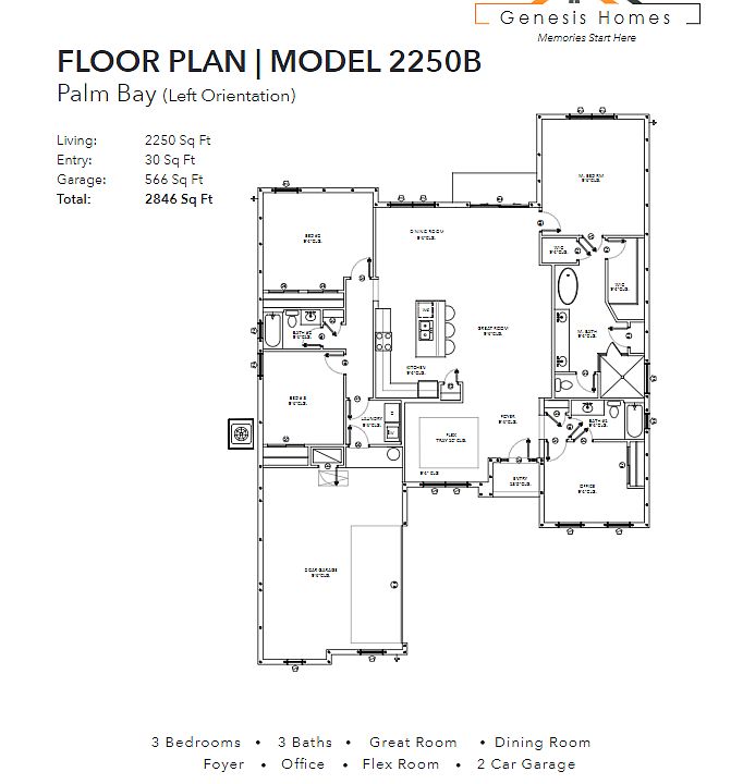 2250B Floor Plan