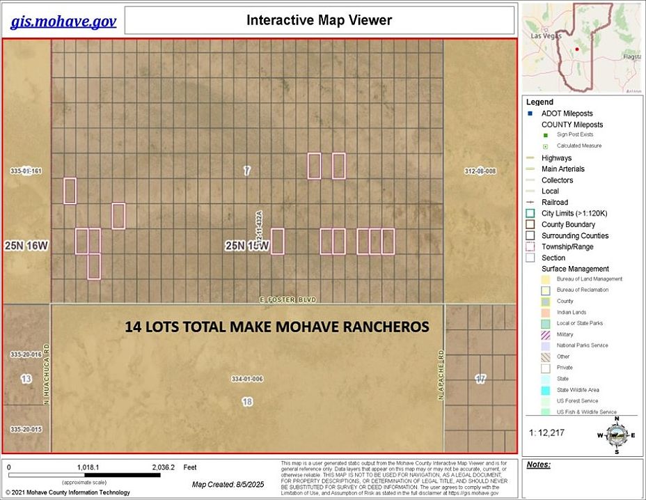1st image of 14 Lots Lake Mead Rancheros Boulevard