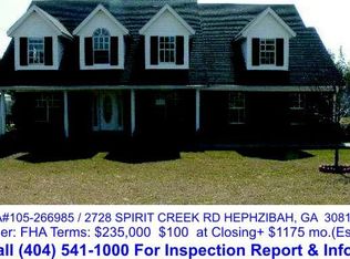 2728 Spirit Creek Rd, Hephzibah, GA 30815