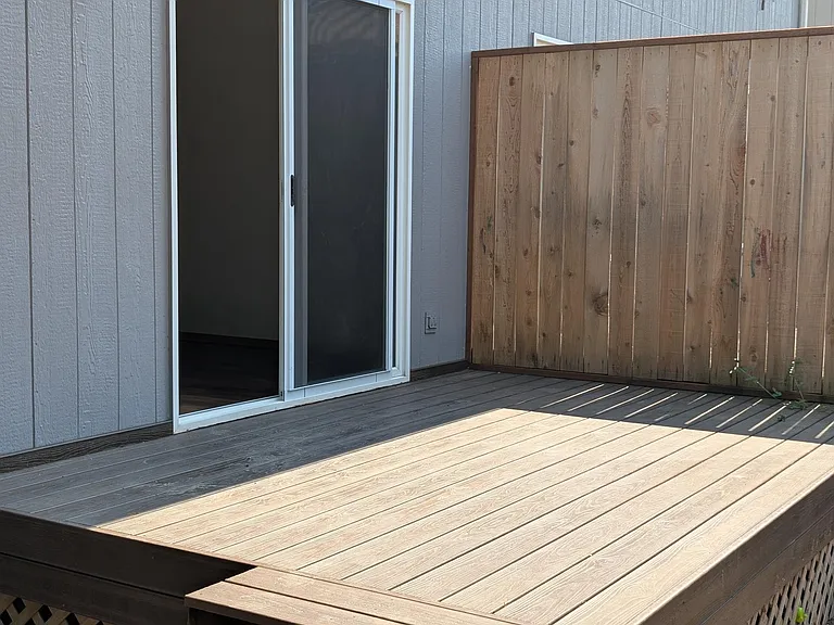 It's ready for your patio furniture.