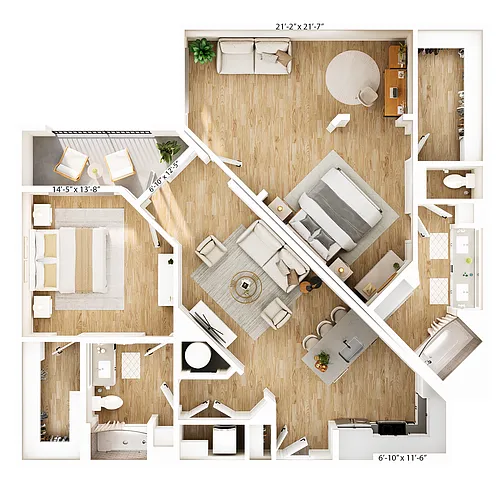 Floor plan B6