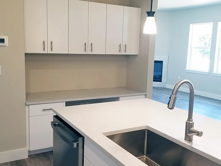 Kitchen desk space