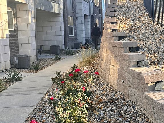 Walkway to front of home