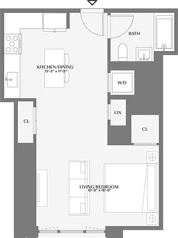 Floor plan B1D