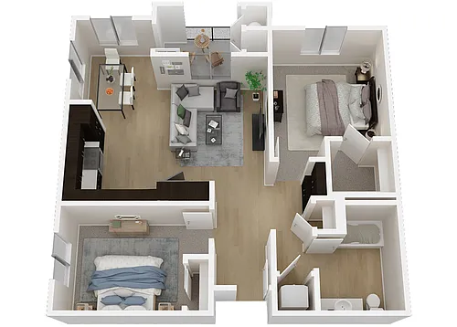 Floor plan B3 2X1