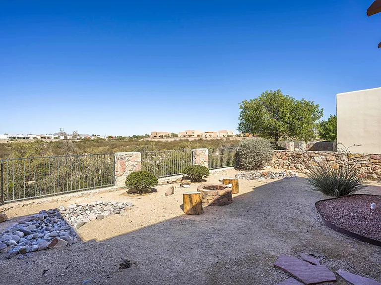 No backyard neighbors. The open back fence allows for the yard to feel open.
