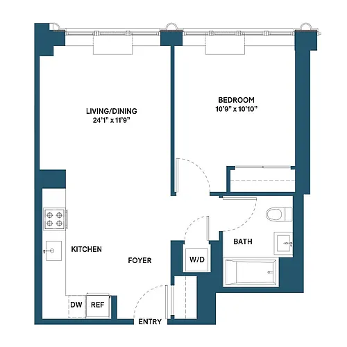 Floor plan A02A