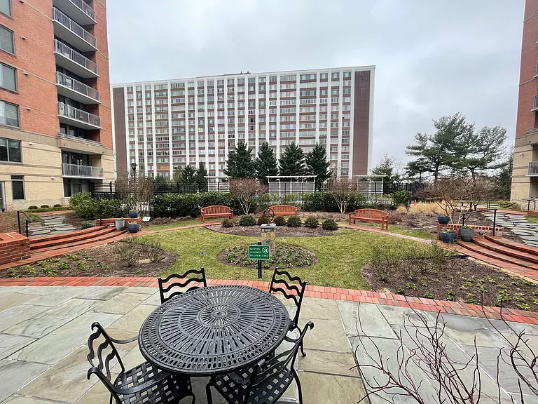 Courtyard and outdoor spaces.