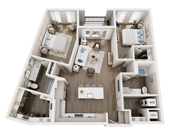 Floor plan B3