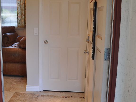 Front entrance & coat closet