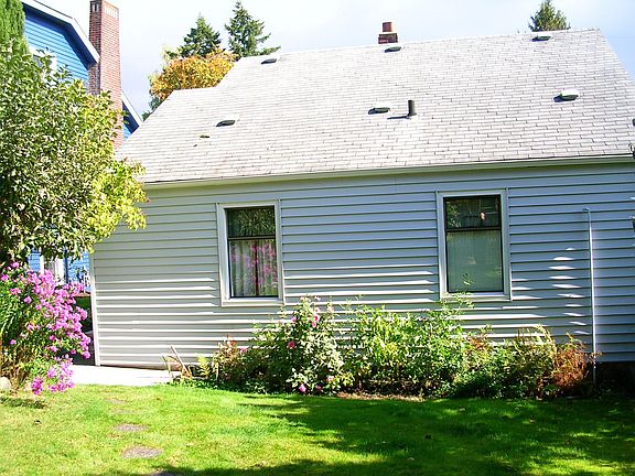 Back facing West