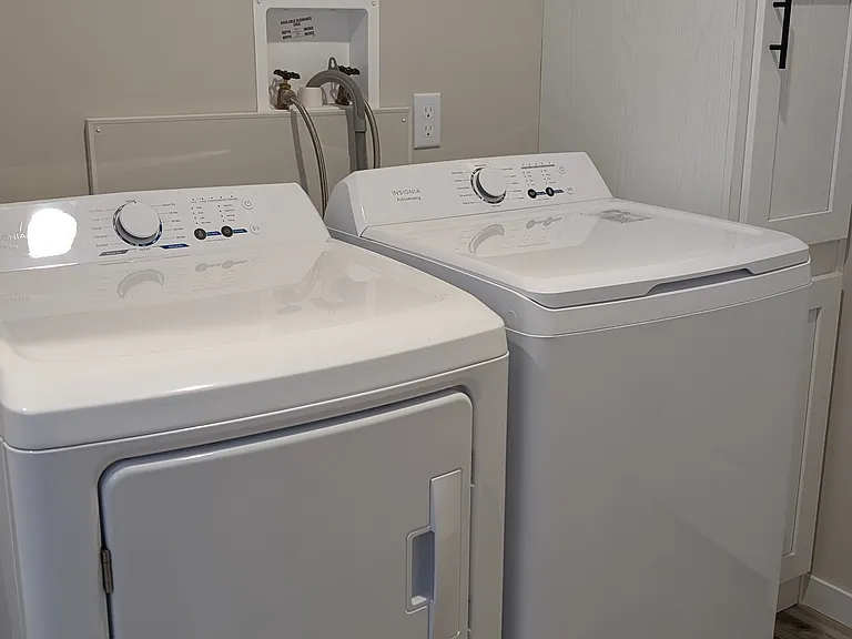Washer and Dryer in utility room