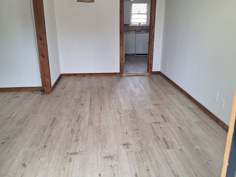 Great Room has dining area steps from kitchen