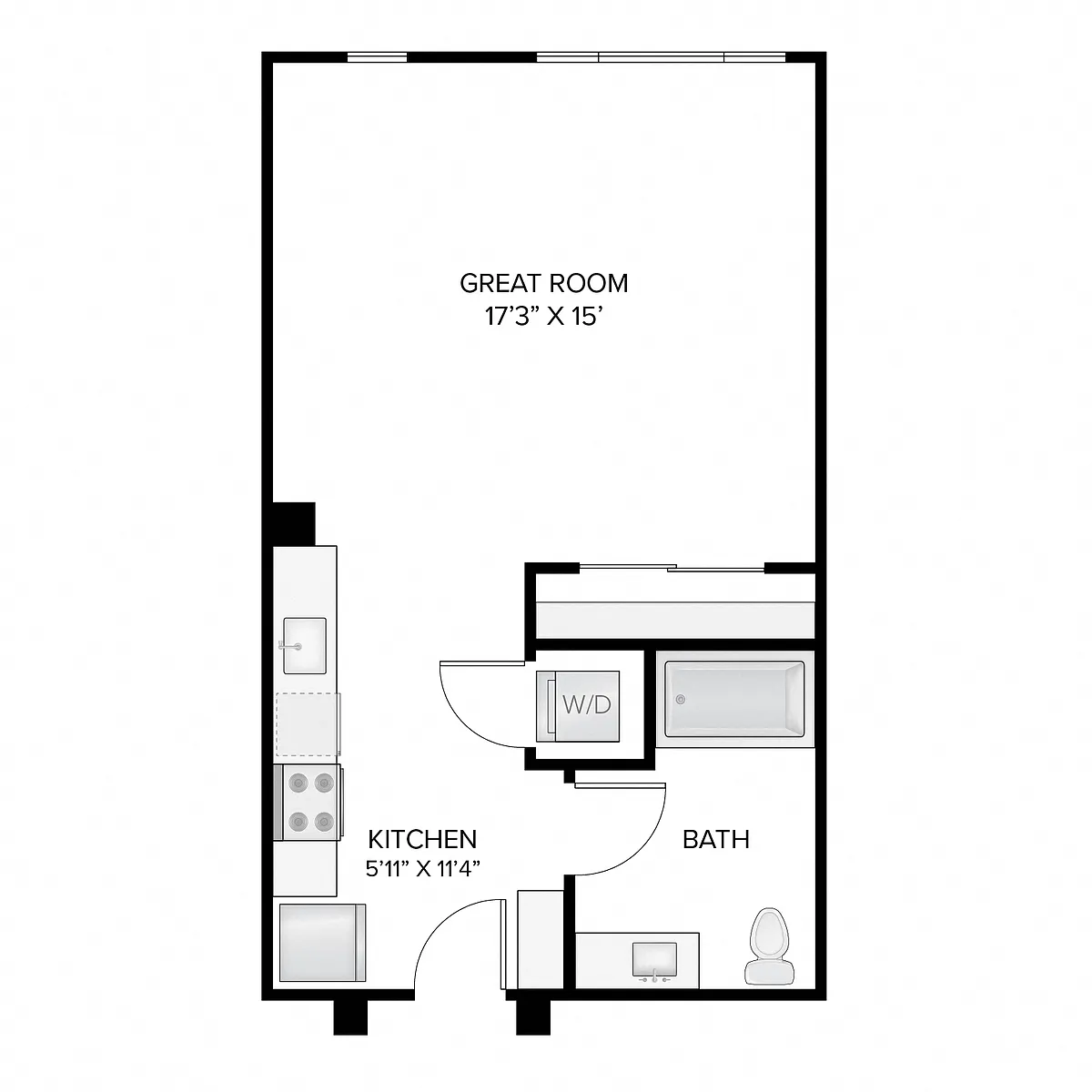 Floor plan The Harrison